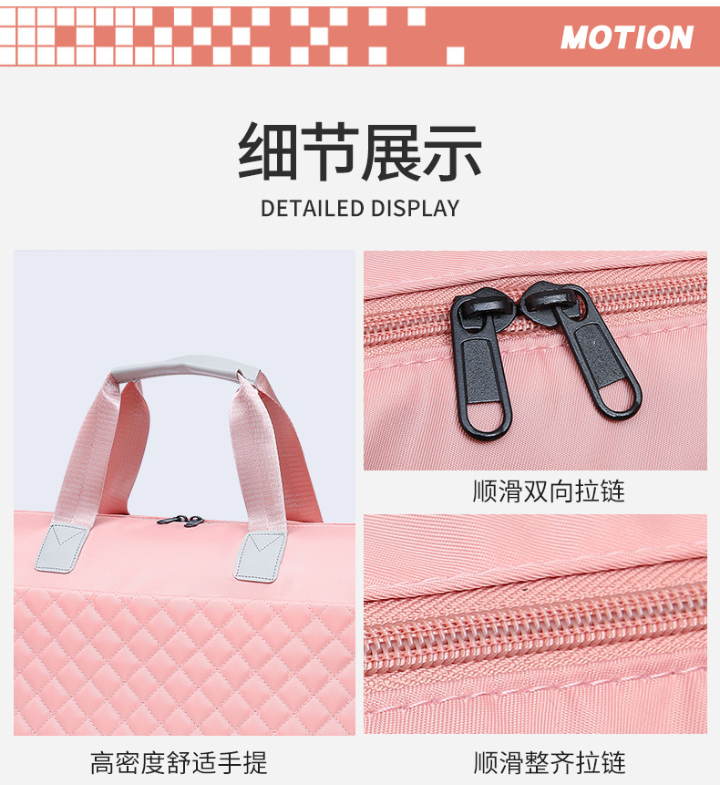 Wholesale of new dry-wet separation crossbody fitness bags, large-capacity yoga bags, sports hand-held short-distance travel storage bags pic 13