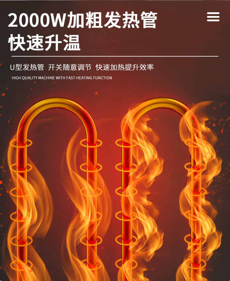 Commercial small pizza machine, double-sided heating non-stick waffle machine, street dessert pancake machine, snack equipment manufacturer pic 3