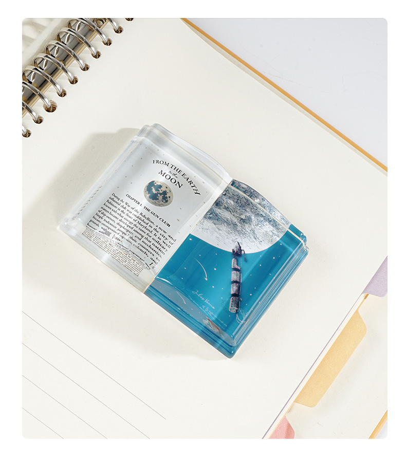 水晶玻璃半球书压镇纸压书神器镇纸尺装饰照片圆形办公摆件礼品详情9