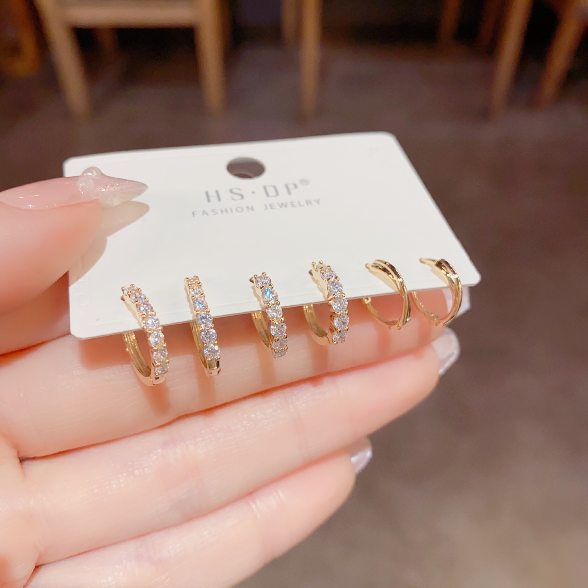 韩式ins森系时尚圈圈耳扣组合套装耳环百搭气质个性潮流网红耳饰详情10