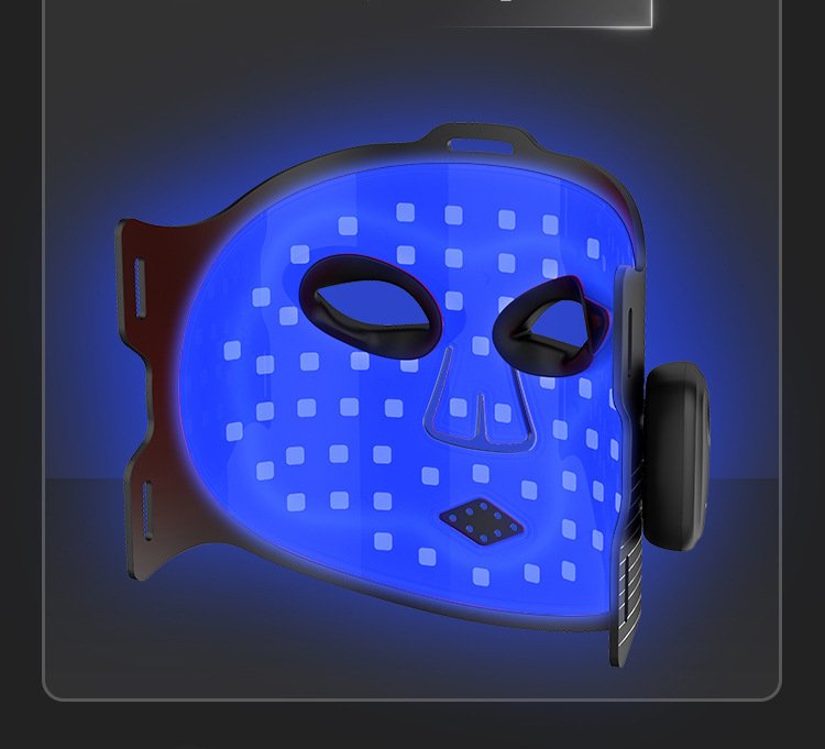 shanilak transfronterizo fabricante LED luz roja inalámbrica rejuvenecimiento de la piel belleza máscara magnética succión inalámbrica portátil para el hogar red blu-ray mask instrument pic 11