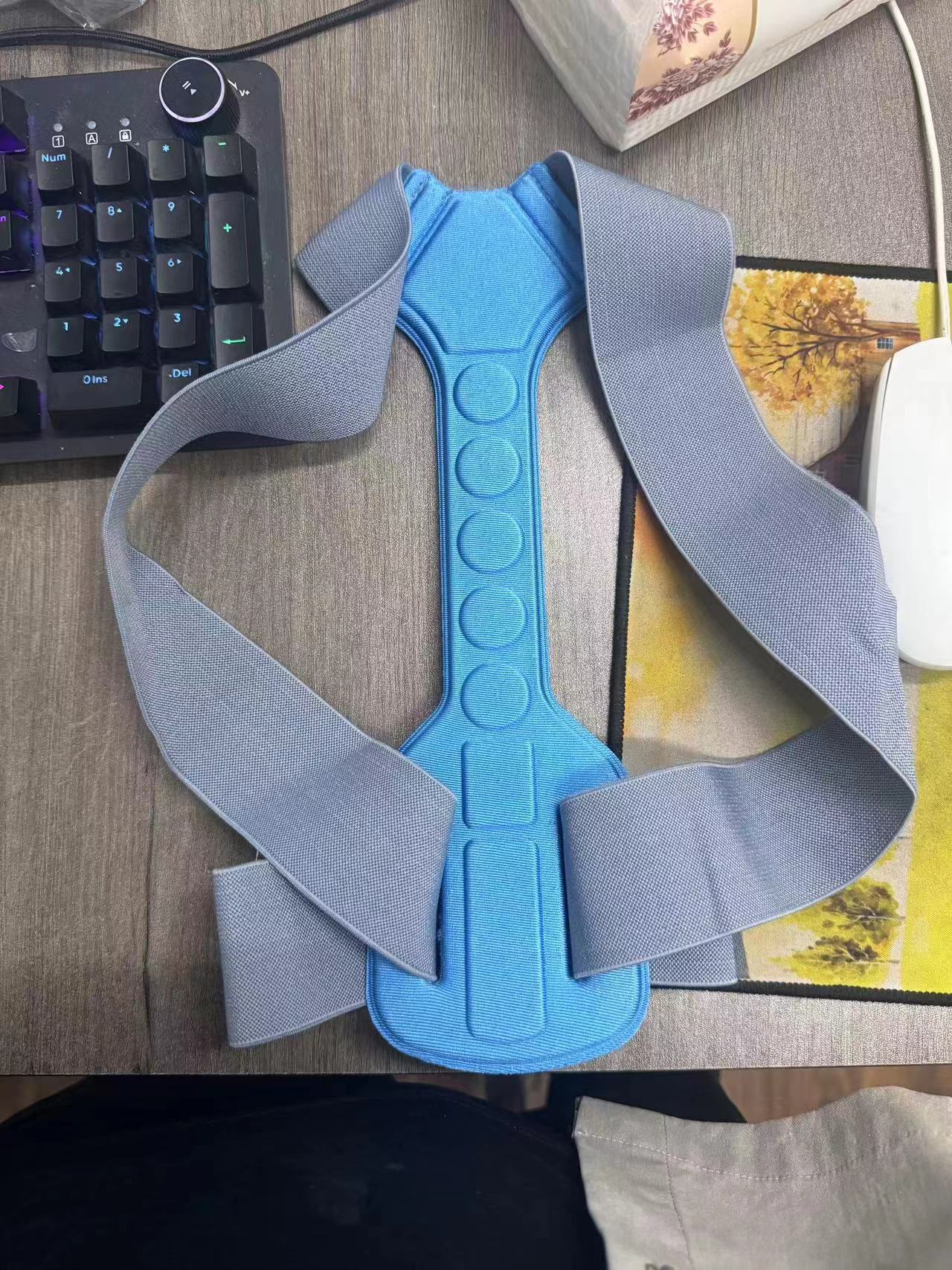 Hunchback correction belt, adult invisible shoulder and back opening correction wonder device, posture correction belt, scoliosis straight back correction device pic 2