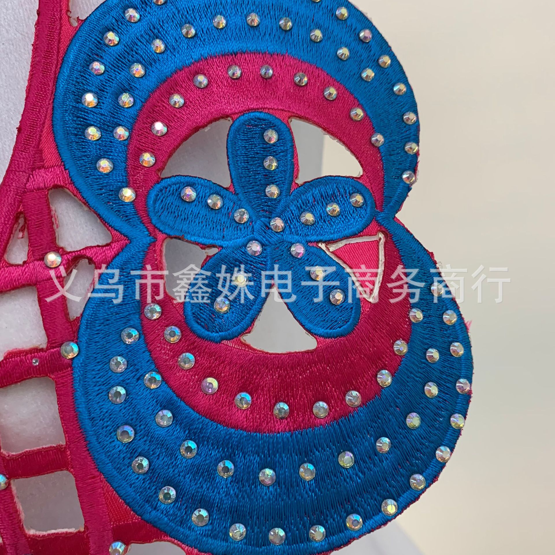 Embroidery, rhinestone and diamond fabric with adhesive backing decoration for foreign trade clothing accessories pic 40