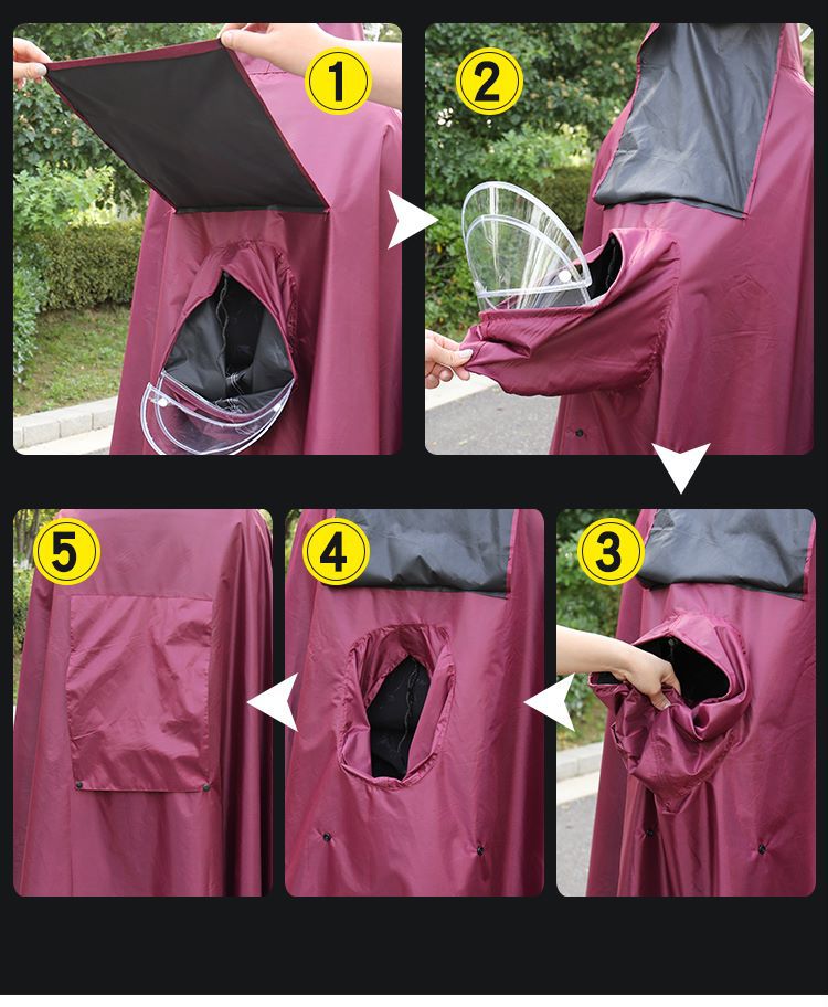 代驾专用雨衣加厚男女款摩托电瓶车双人加大长款全身防暴雨雨披详情7