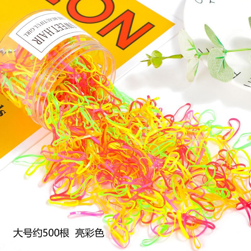 夏季成人橡皮筋高弹力一次性皮筋高马尾女孩发圈不伤发皮圈女批发详情7