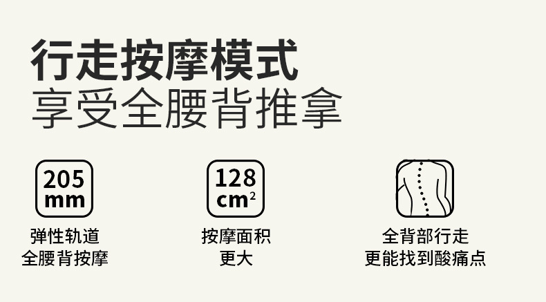 新品按摩 靠垫 办公室床头靠背肩颈腰背揉捏按摩仪热敷推拿按摩器详情5