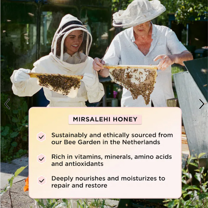 Cross-border bestseller Mini Honey Hair Oil Mini Honey Hair Care Oil Makes hair softer and more lustrous 2 pic 4