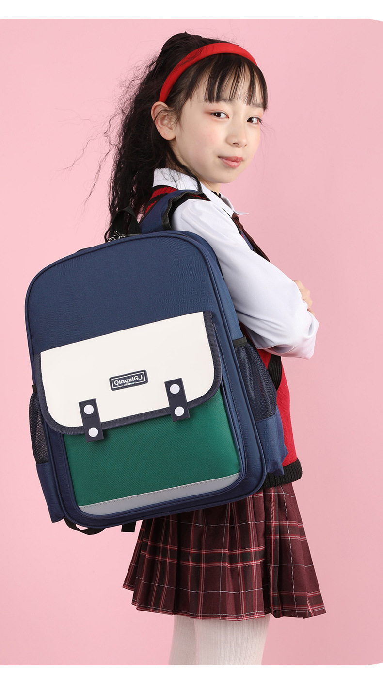 儿童书包定制印logo小学生双肩包女学校背包斜挎包培训机构高颜值详情23