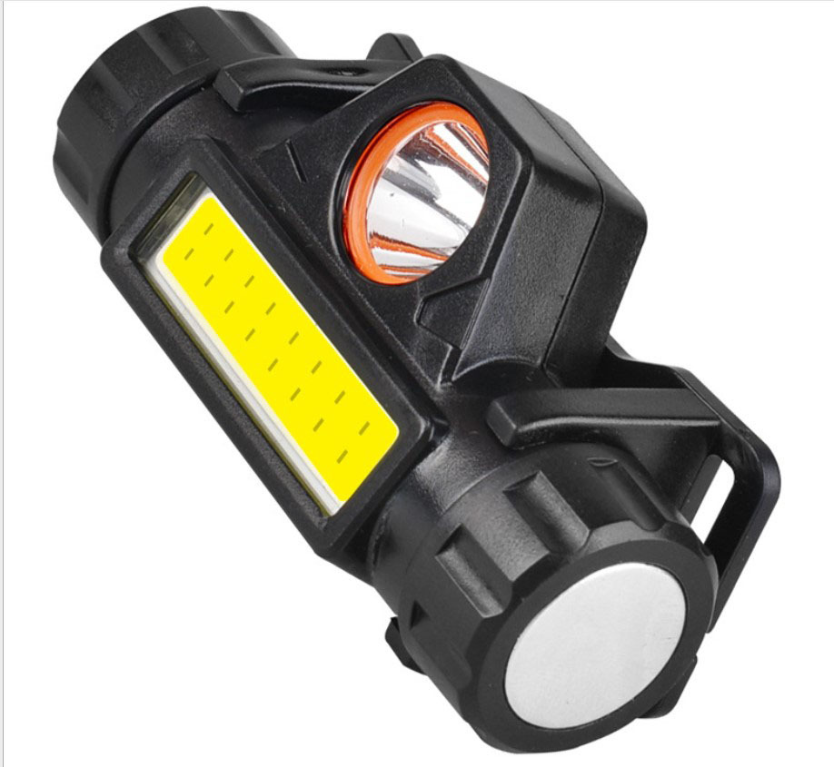 Stock disponible venta caliente crossover USB imán TY-C recargable headset al aire libre COB multifuncional luz brillante led headlight pic 1