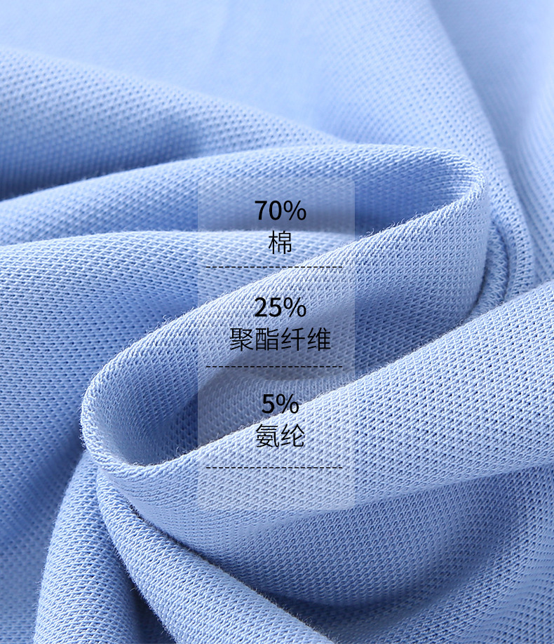 夏季男士式商务短袖polo衫高级感端企业工作服定制做印字logo刺绣详情6