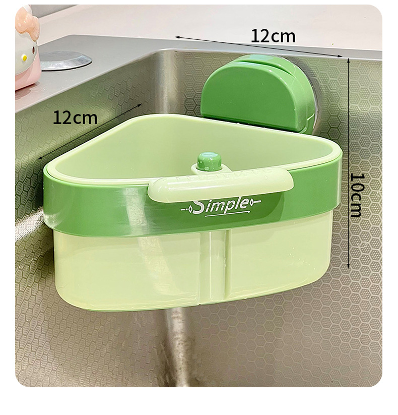 Nordic dry-wet separation draining basket, kitchen draining basket, sealed jar, filter screen, bowl rack, storage wonder pic 20