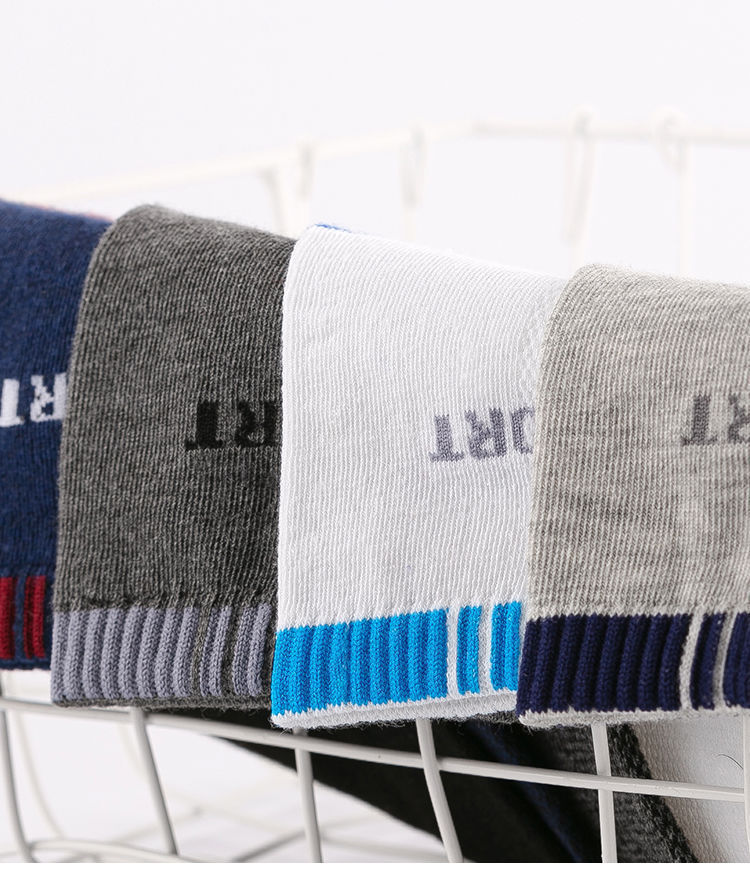 袜子男士运动中筒袜春秋夏薄款棉袜透气冬季长筒男袜地摊袜批发详情6