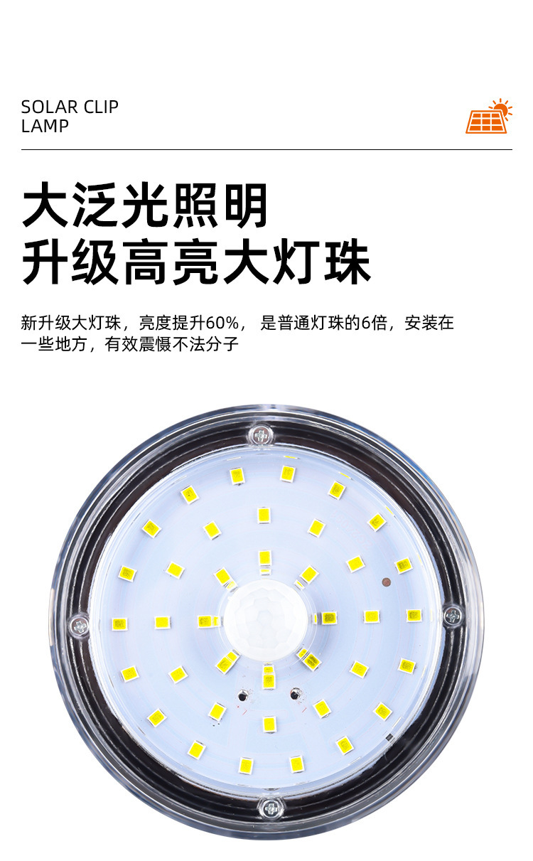 Cross-border new outdoor solar-powered sensor pull wire wall lamp simulation monitoring, no need for charging, large-capacity garden lamp pic 10