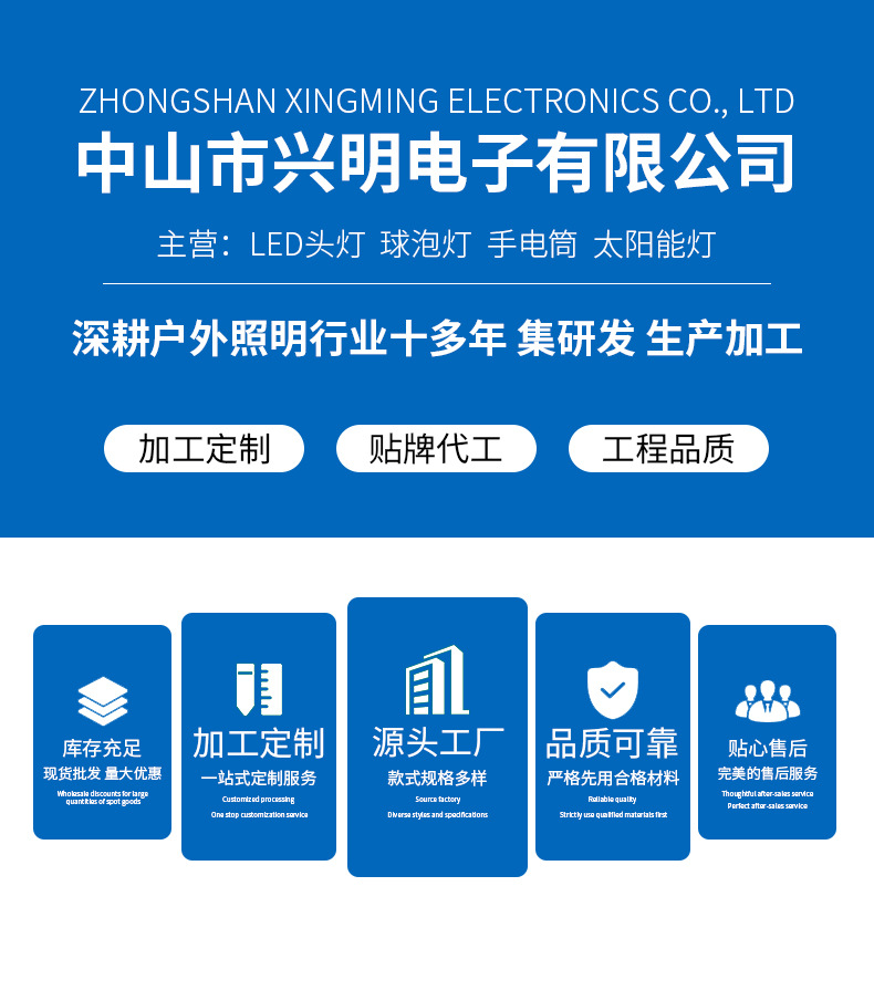 耀火强光头灯长续航20小时大光斑手电筒钓鱼灯赶海作业灯工厂批发详情1