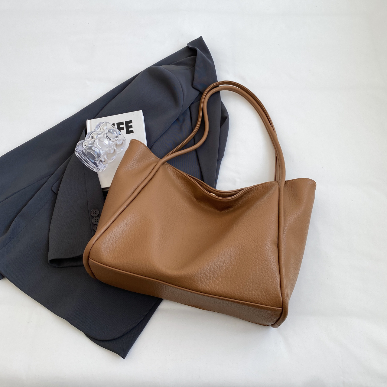 大容量女包包2025软皮质感单肩包休闲百搭上班通勤手提托特包热卖详情19