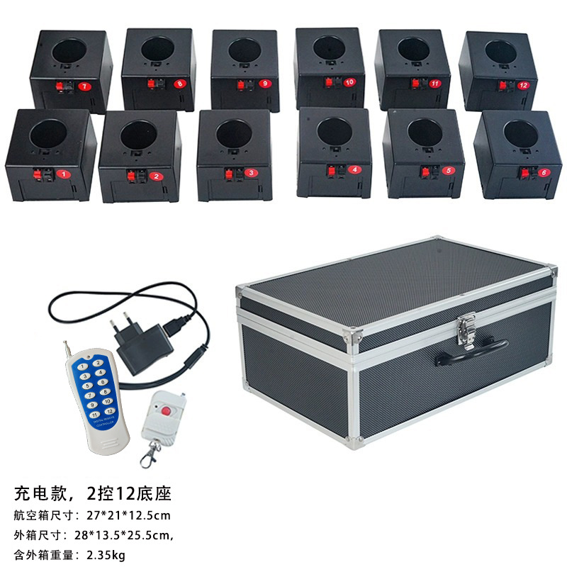 批发跨境海外热销舞台冷焰火点火器烟花机喷花机电子控制器求婚婚庆开业演出点火器道具详情6