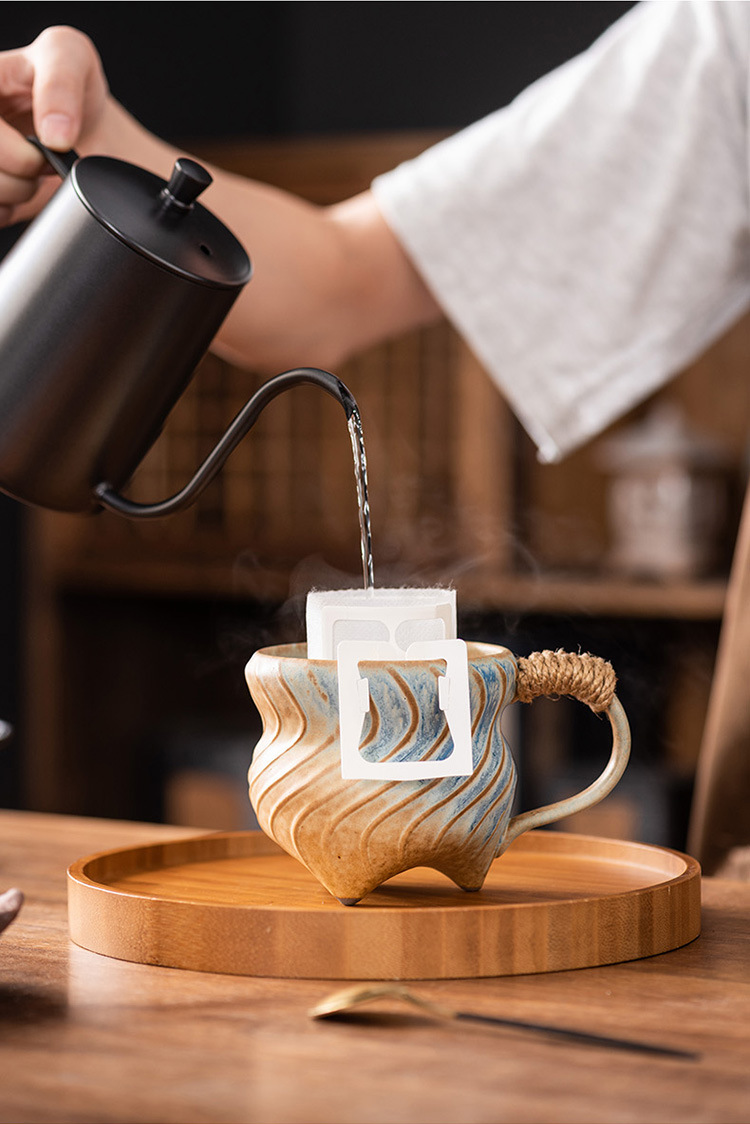 宅寂风陶瓷马克杯创意陶瓷杯跨境货源家用窑变水杯高颜值咖啡杯子详情38