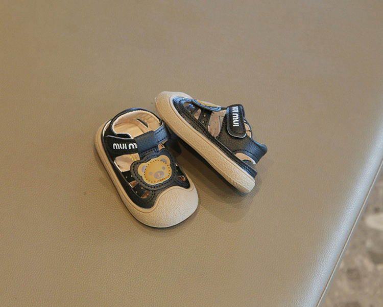 夏季新款婴儿学步鞋男女小童软底沙滩鞋0-3岁包头防滑凉鞋潮护脚详情14