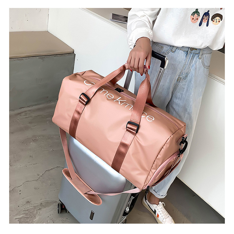 可套拉杆大容量手提旅行包通用干湿分离运动健身收纳包出差行李包详情39