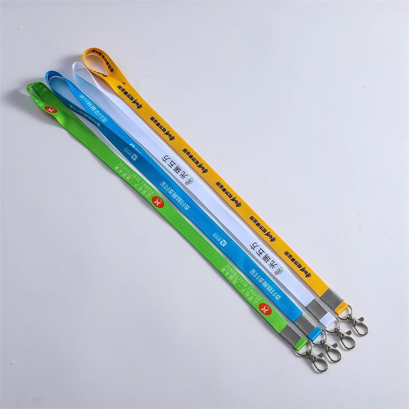 Customized heat transfer name tag lanyards, custom-made ID lanyards, exhibition PVC name tag lanyards, and logo printing from manufacturers pic 7