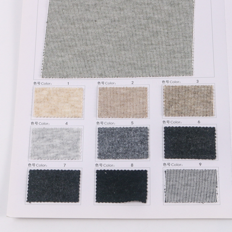 Twill single-sided cotton cashmere fabric for autumn and winter brushed knitted fabric for sweatshirts and thermal underwear lining fabric pic 3
