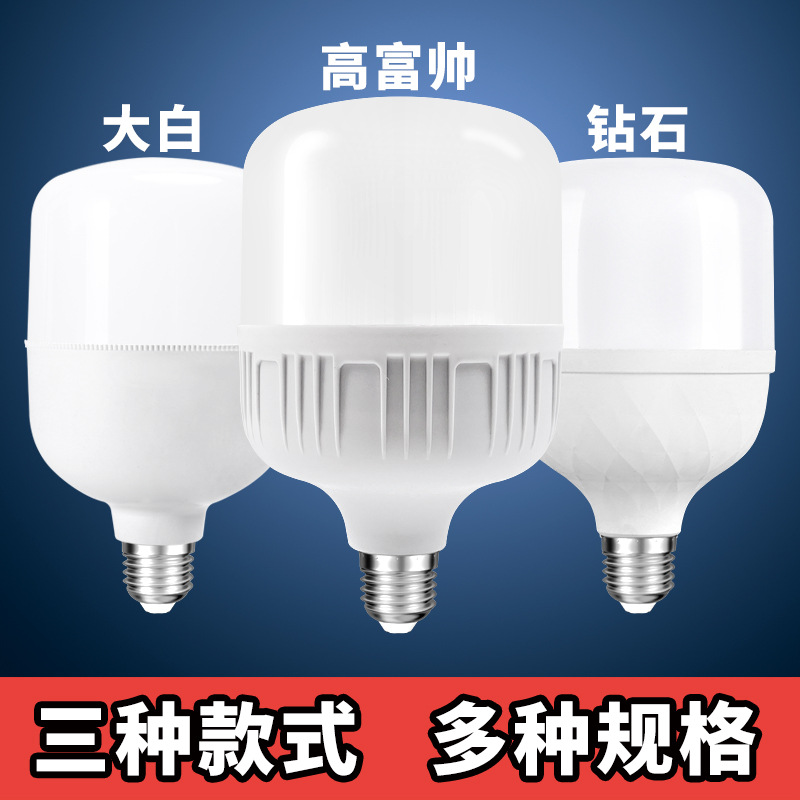 led灯泡家用超亮白光防水防潮防尘工厂仓库大功率球泡灯源头厂家详情6