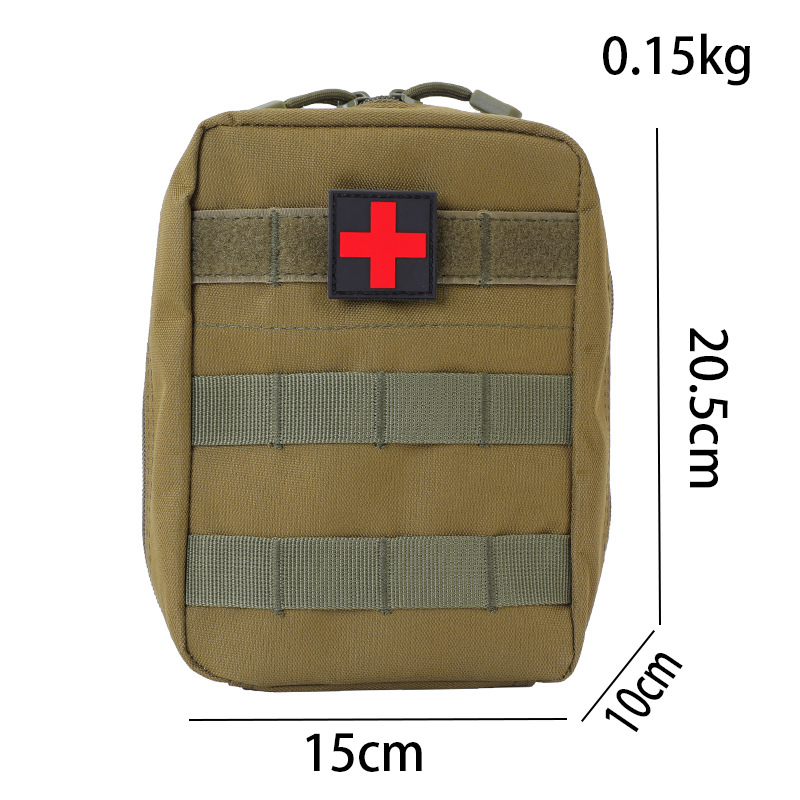 Cross-border EDC outdoor medical kit, first aid kit, life-saving storage waist bag, portable multi-functional camouflage car tactical bag pic 27