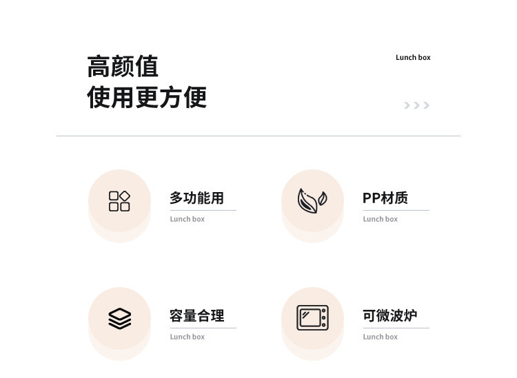 沙拉饭盒微波炉加热便当盒上班族带饭餐具学生专用轻食水果午餐盒详情2
