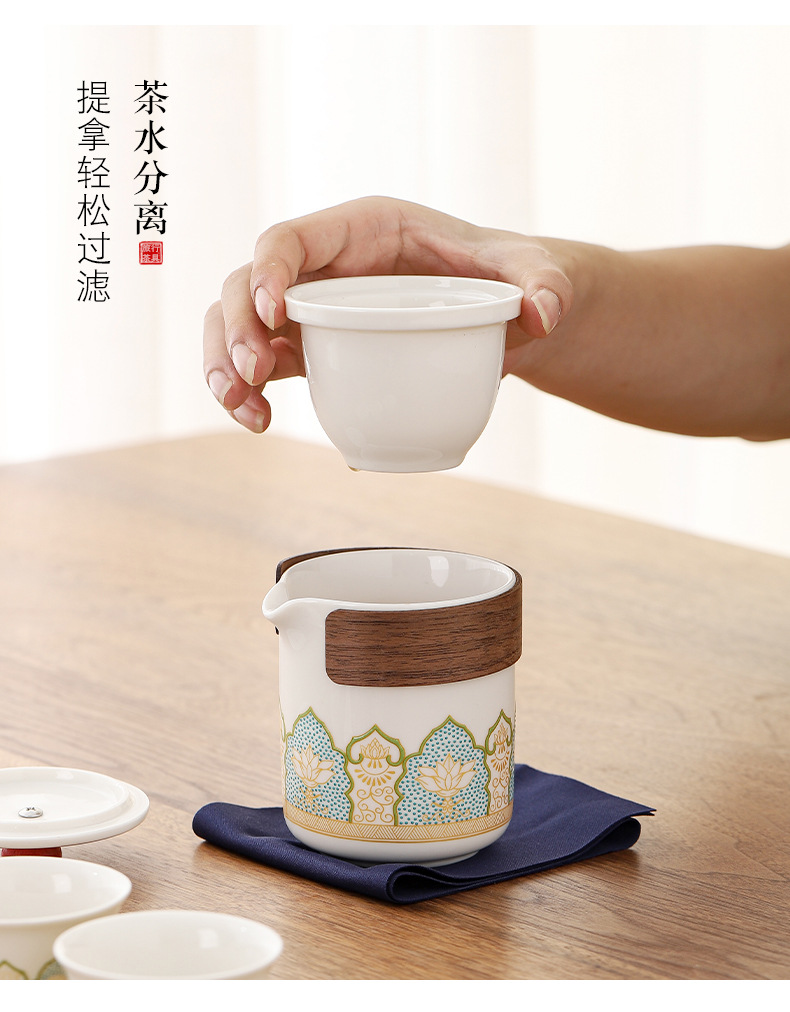 Travel tea sets, portable quick cups, outdoor tea POTS, corporate and company annual meeting souvenirs, business gifts, logos pic 7