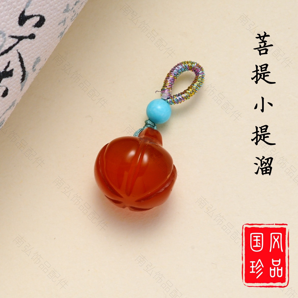 Bodhi small slipper, flower lotus pod, tulip, small flower pendant, bracelet, necklace, lily of the valley, diy accessory pic 14