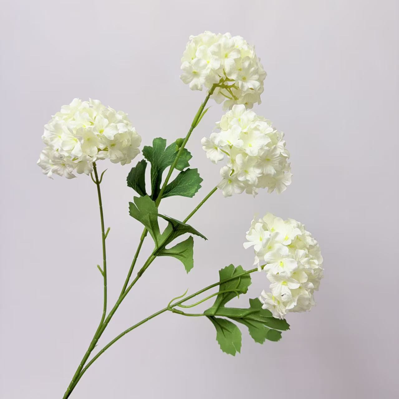 梦幻4头绣球仿真花婚庆婚礼堂布景插花家居假花批发多头仿真绣球详情12