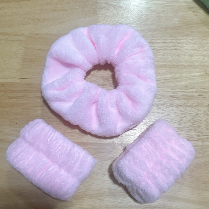 超大号干发毛巾发圈女强吸水毛绒发绳不伤发洗脸两用详情15