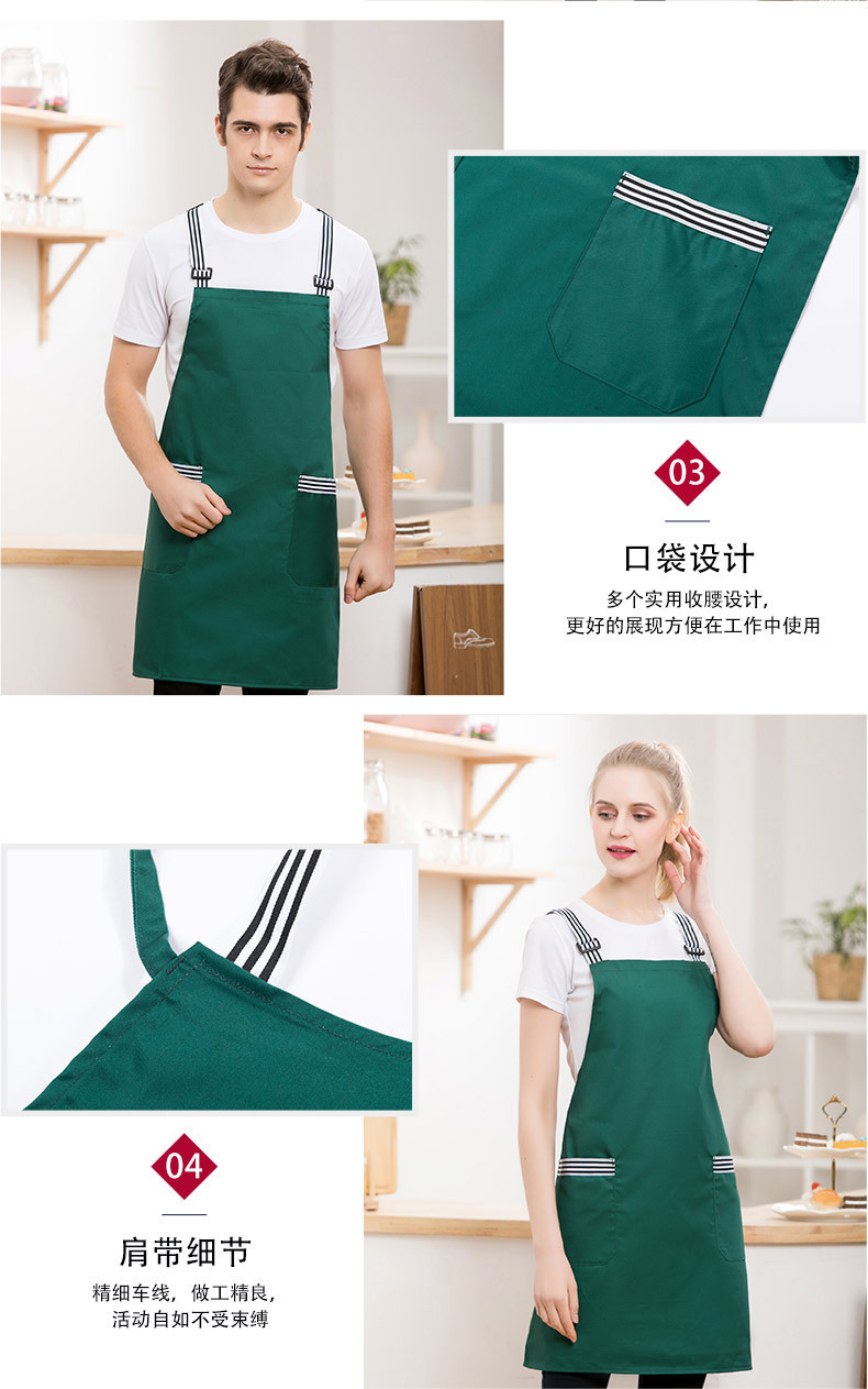 【 Chi Jia 】 Polyester apron, painting, coffee shop, hairdressing, milk tea shop, waistband, factory, car repair work clothes, outdoor burn 3445 pic 4