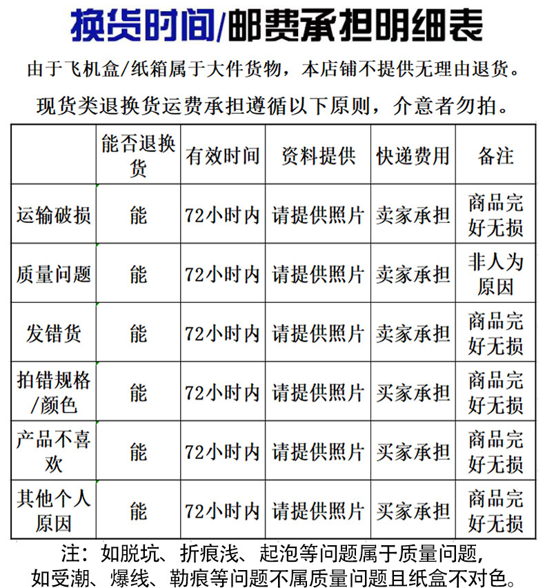 飞机盒现货包邮服装包装盒手机壳打包小纸盒子印刷logo快递盒批发详情17