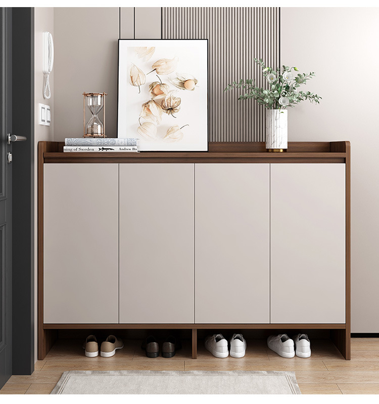 #实木鞋柜家用门口新款2024室内简易收纳柜入户玄关柜多层鞋详情16