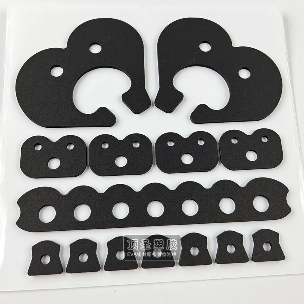 自粘EVA泡棉垫片环保减震防滑EVA脚垫单面背胶瓶盖PE泡沫密封垫圈详情9
