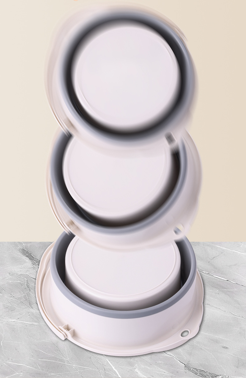 便携式可折叠水桶车载户外露营小洗车桶车用钓鱼桶旅行家用塑料桶详情7