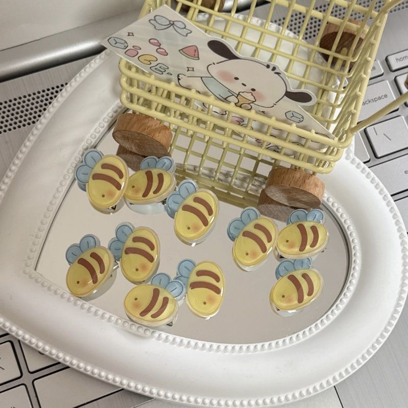 勤劳小蜜蜂发夹可爱卡通bbins甜美少女刘海儿童头饰学生发卡爆款详情4