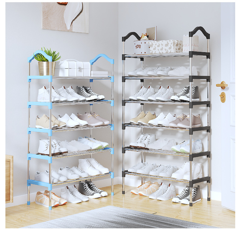 Simple multi-layered shoe rack, door-to-door, household dormitory, small and narrow rental room, shoe storage cabinet pic 16