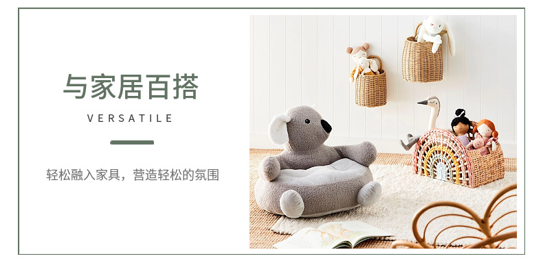Cross-border willow storage basket, gourd grass woven basket, rainbow-shaped semi-circular storage basket with handle pic 11