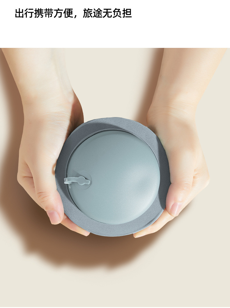 户外充气U型枕旅行便携颈枕坐车飞机按压式u形枕头护颈脖旅游神器详情11