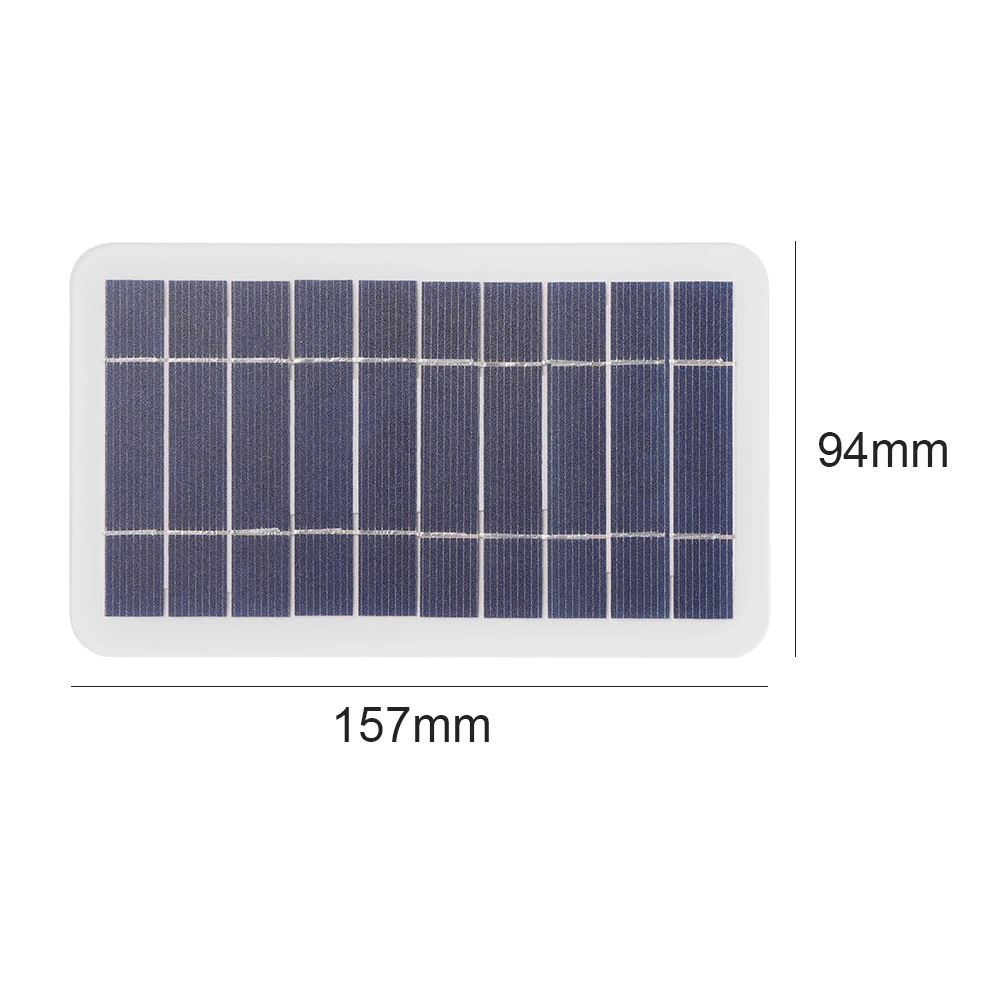 2W 5V 太阳能充电板 太阳能户外手机移动电源充电器详情11