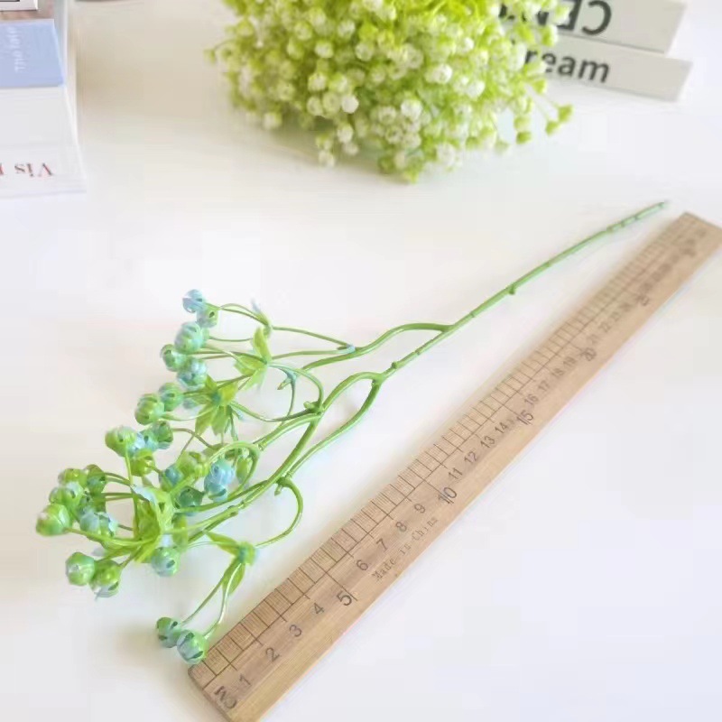 单支满天星仿真花假花批发仿真植物外贸家居插花户外装饰婚庆详情8