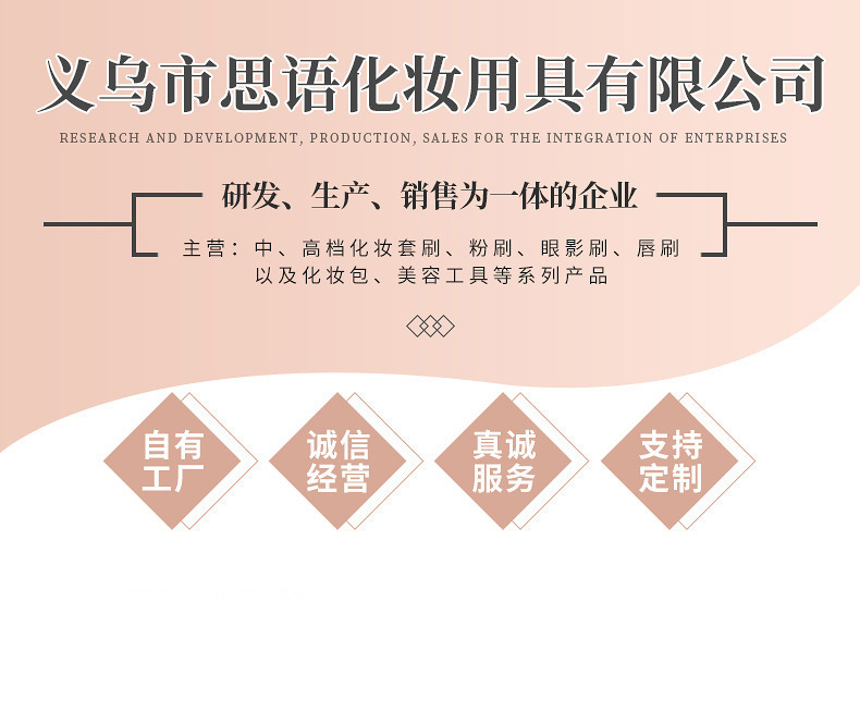 6 mixed makeup brushes, beauty egg set, fresh and portable makeup set, eyelash curler, eyeshadow, Blush brush pic 2