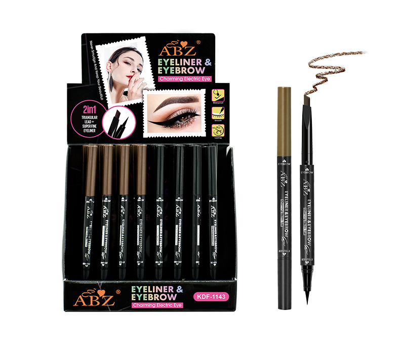 跨境外贸现货ABZ双头眼线笔防水眼线笔眉笔二合一彩妆加工批发新详情8