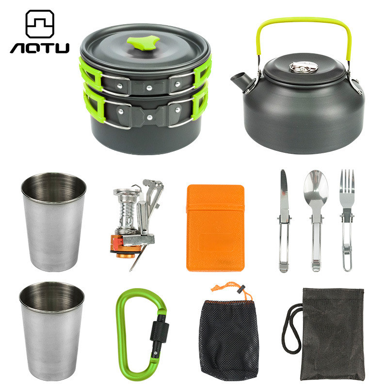 卡式炉韩式户外炊具套装钛杯淋浴器户外厨具用品详情22