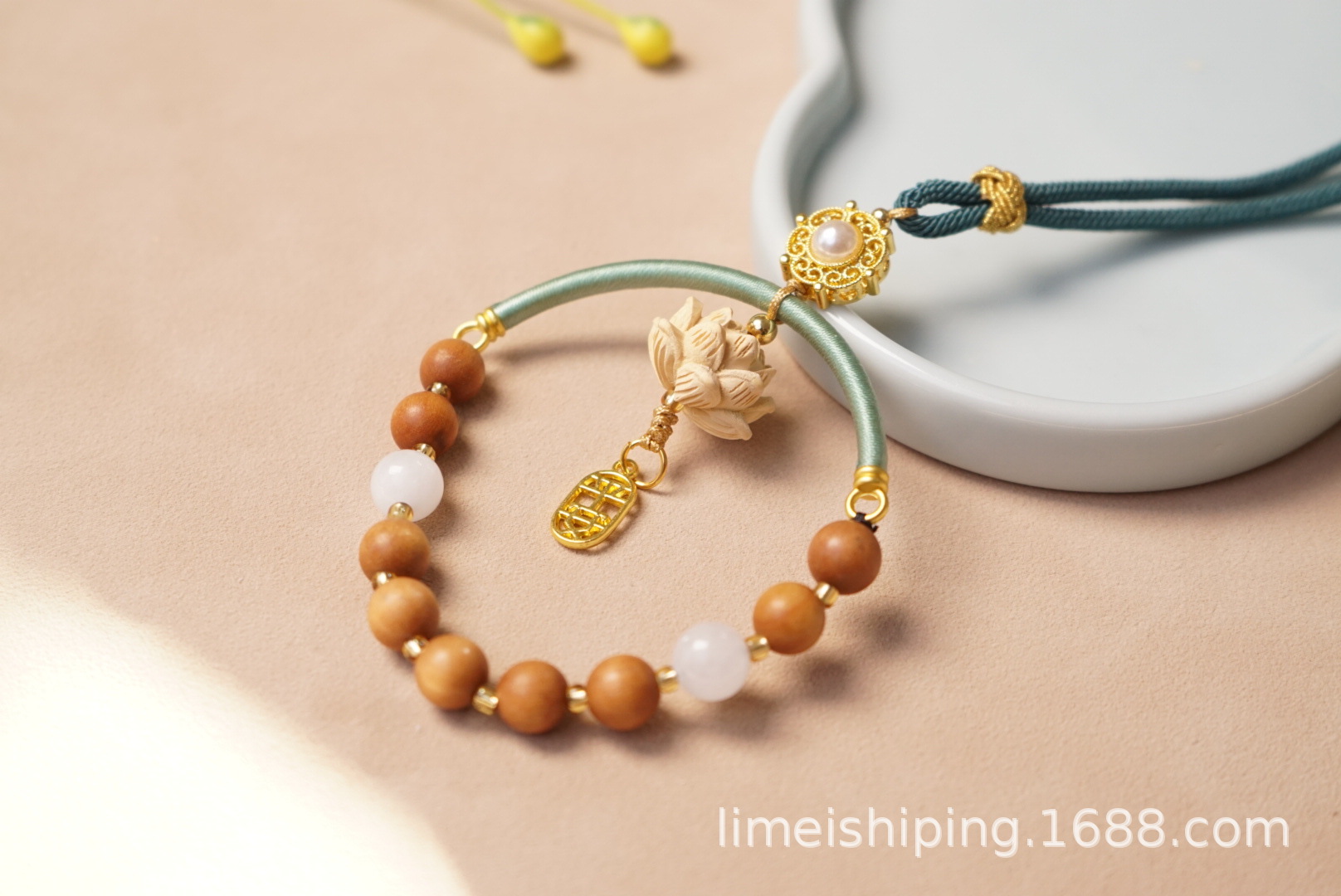 寺庙同款爆款檀木车挂中国风招财纳福平安汽车吊坠挂件饰品配件详情28