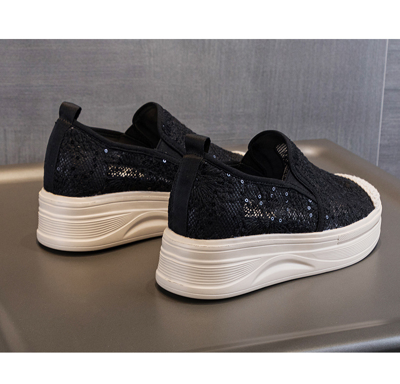 3002-1隐形内增高松糕厚底渔夫鞋夏季蕾丝网面透气休闲乐福女鞋详情30