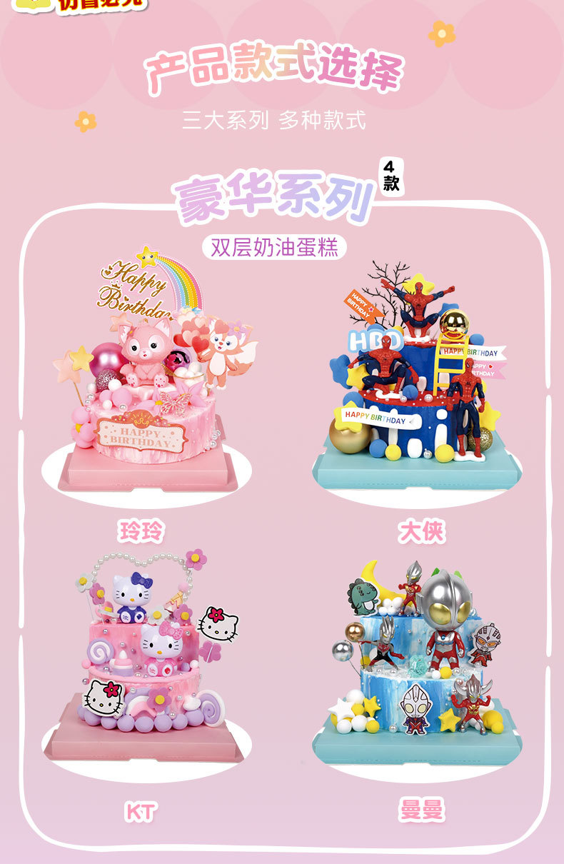 DIY材料包手工DIY奶油蛋糕奶油胶diy儿童手工制作材料包女孩玩具详情2