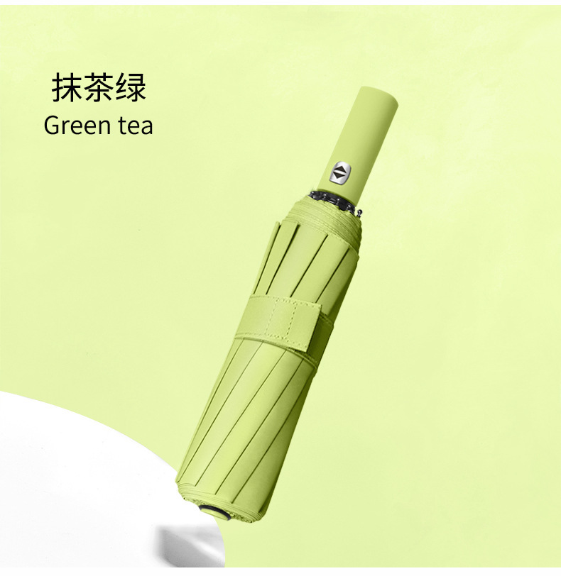 自动雨伞厂家广告礼品伞晴雨两用伞折叠抗风太阳伞印刷logo三折伞详情55